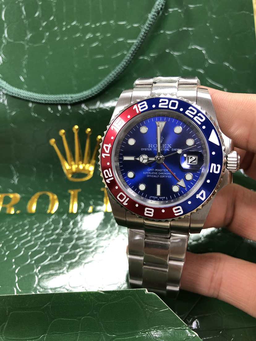 #2 Custom Build - Rolex Master II Pepsi Blue Dial Thumbnail 1