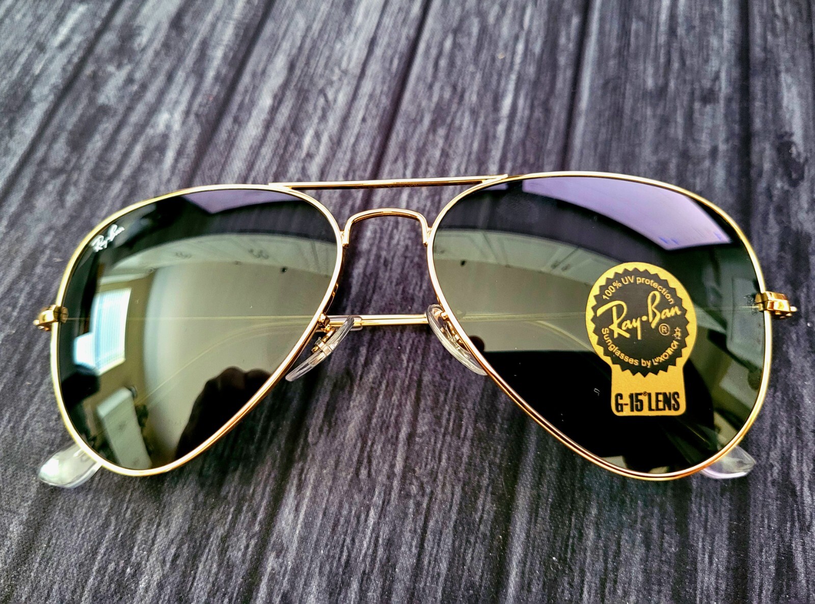 RayBan Aviator Classic - Arista Gold G-15 RB3025 Thumbnail 1