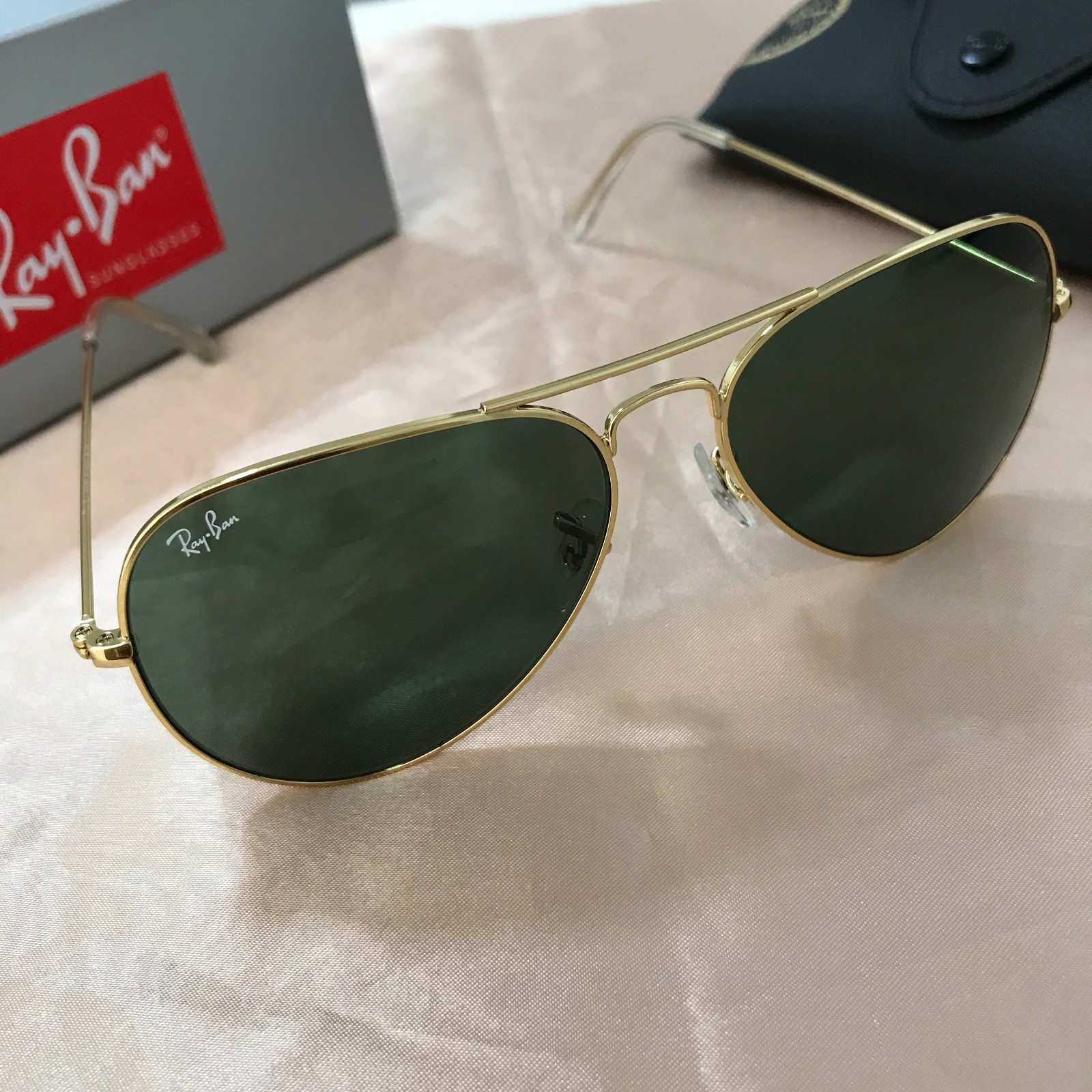RayBan Aviator Classic - Arista Gold G-15 RB3025